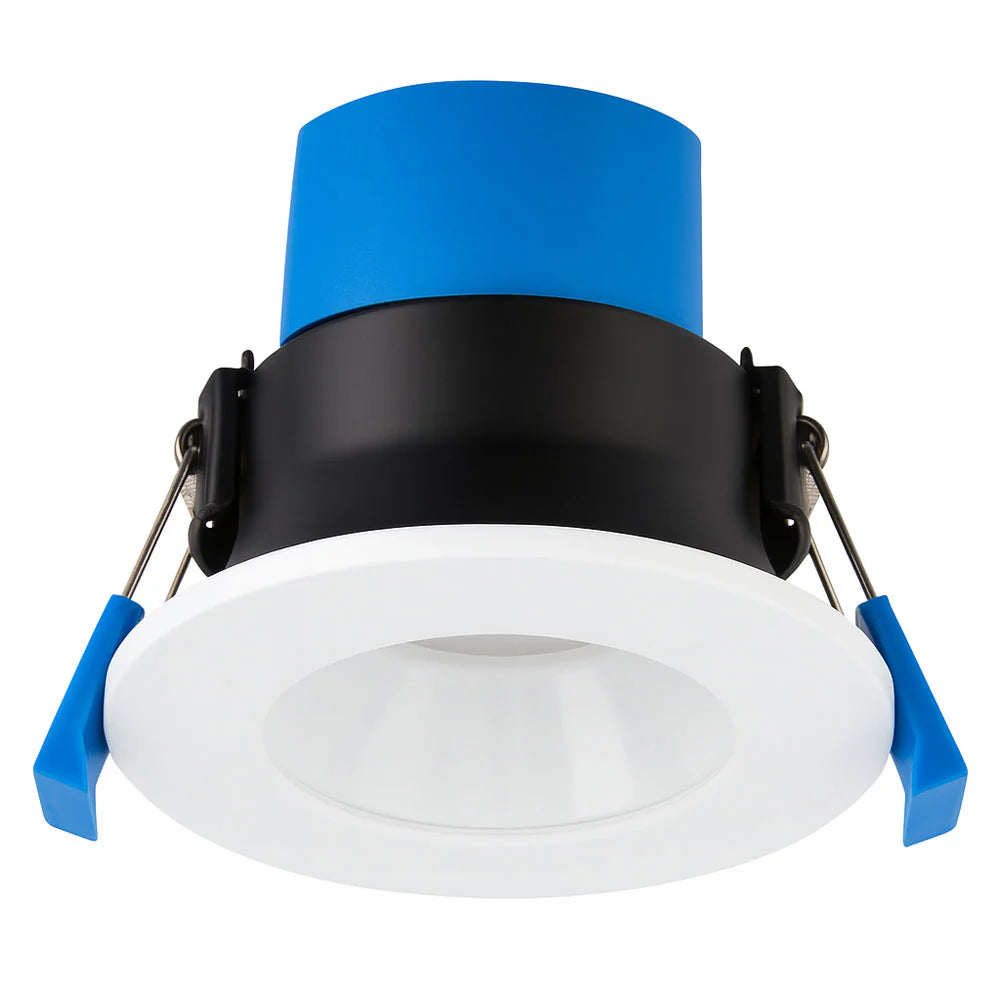 4CCT Fire Rated Dimmable Anti-Glare Downlight | LED 5-7W 650lm | CCT Tri-Colour | IP65 | White