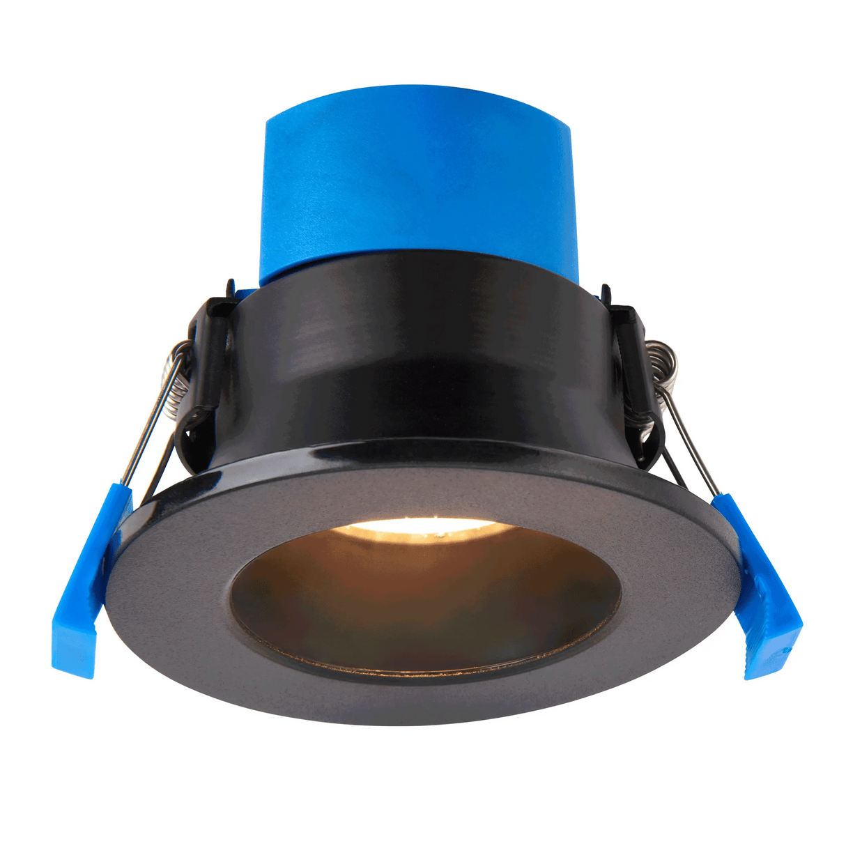4CCT Fire Rated Dimmable Anti - Glare Downlight | LED 5 - 7W 650lm | CCT Tri - Colour | IP65 | Matt Black - LightHub Direct