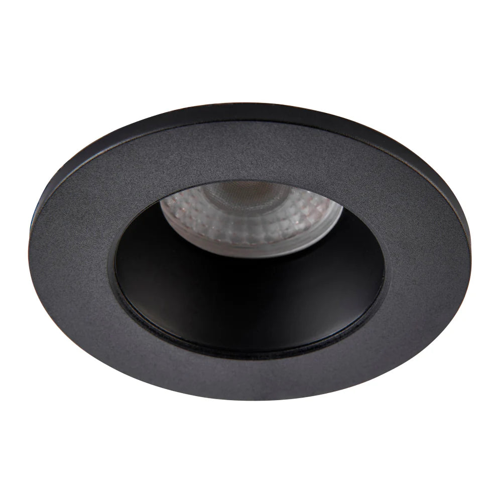 4CCT Fire Rated Dimmable Anti-Glare Downlight | LED 5-7W 650lm | CCT Tri-Colour | IP65 | Matt Black