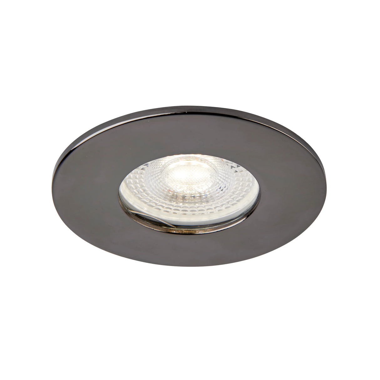 Smart WiFi RGB+CCT Fire Rated Downlight | Alexa & Google | GU10 IP65 | Black Nickel