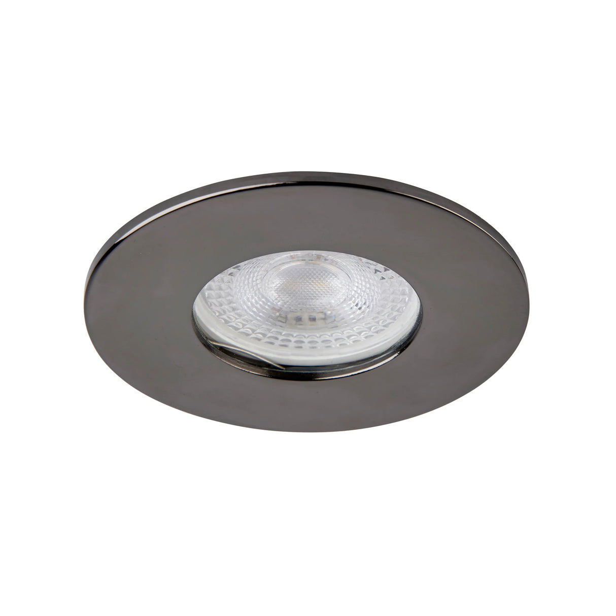 Smart WiFi RGB+CCT Fire Rated Downlight | Alexa & Google | GU10 IP65 | Black Nickel