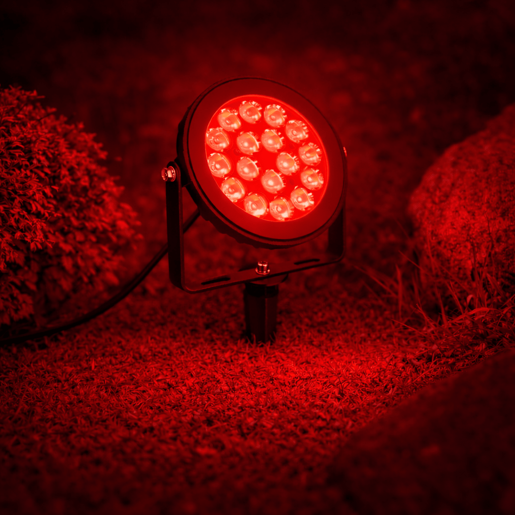 9W RGB+CCT Smart Garden Spike Light – Colour Changing Outdoor Spotlight (240V) - LightHub Direct