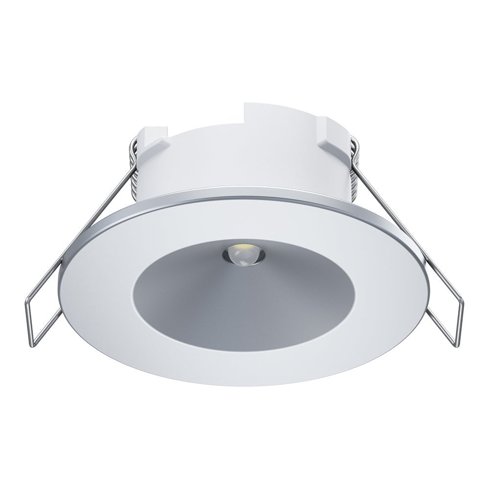 AXIO Mini Non Maintained LED Downlight Pin Spot Light | LED 2W 150lm | 6500K Daylight | IP20 | 3hr Emergency - LightHub Direct