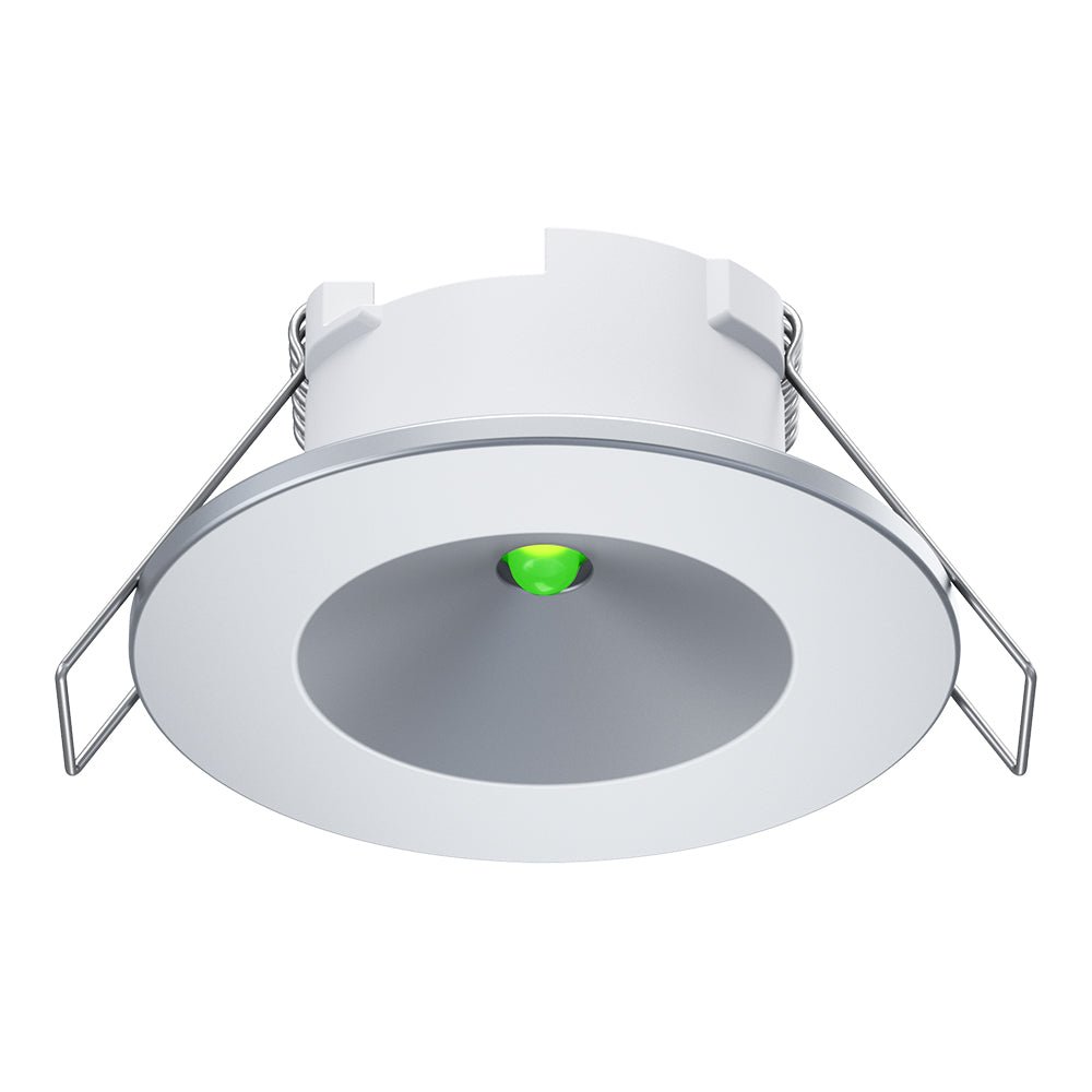 AXIO Mini Non Maintained LED Downlight Pin Spot Light | LED 2W 150lm | 6500K Daylight | IP20 | 3hr Emergency - LightHub Direct