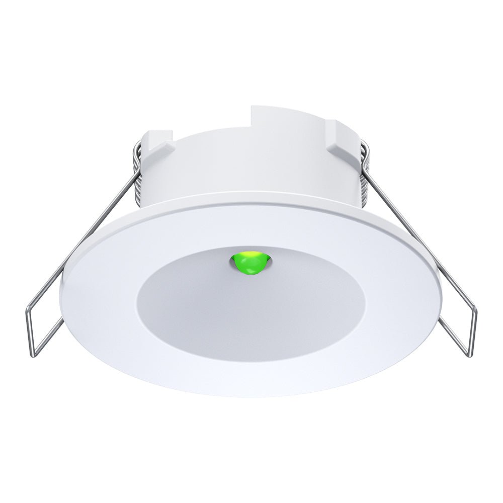 AXIO Mini Non Maintained LED Downlight Pin Spot Light | LED 2W 150lm | 6500K Daylight | IP20 | 3hr Emergency - LightHub Direct