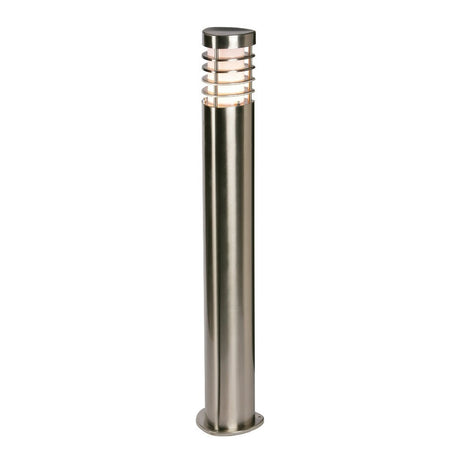 bollard lighting brushed chrome ip44 e27