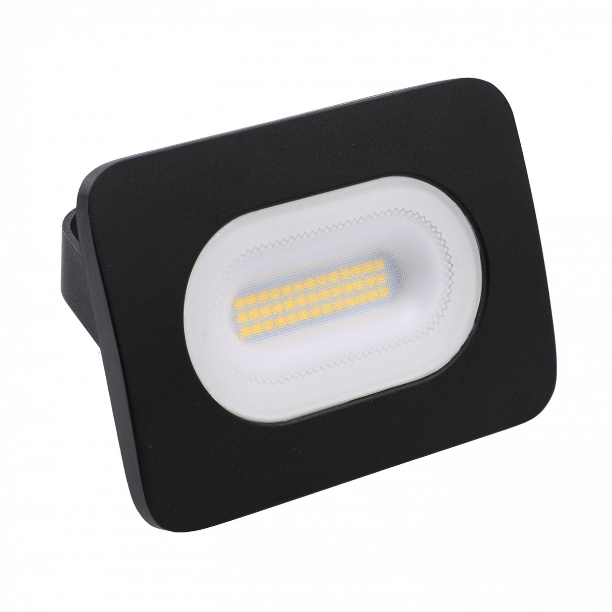 LED Mains Slim Flood Security Light | 20W 1600lm 4000K | IP65 | Black