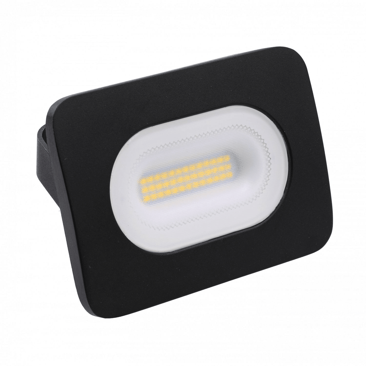 LED Mains Slim Flood Security Light | 200W 14500lm 4000K | IP65 | Black - LightHub Direct