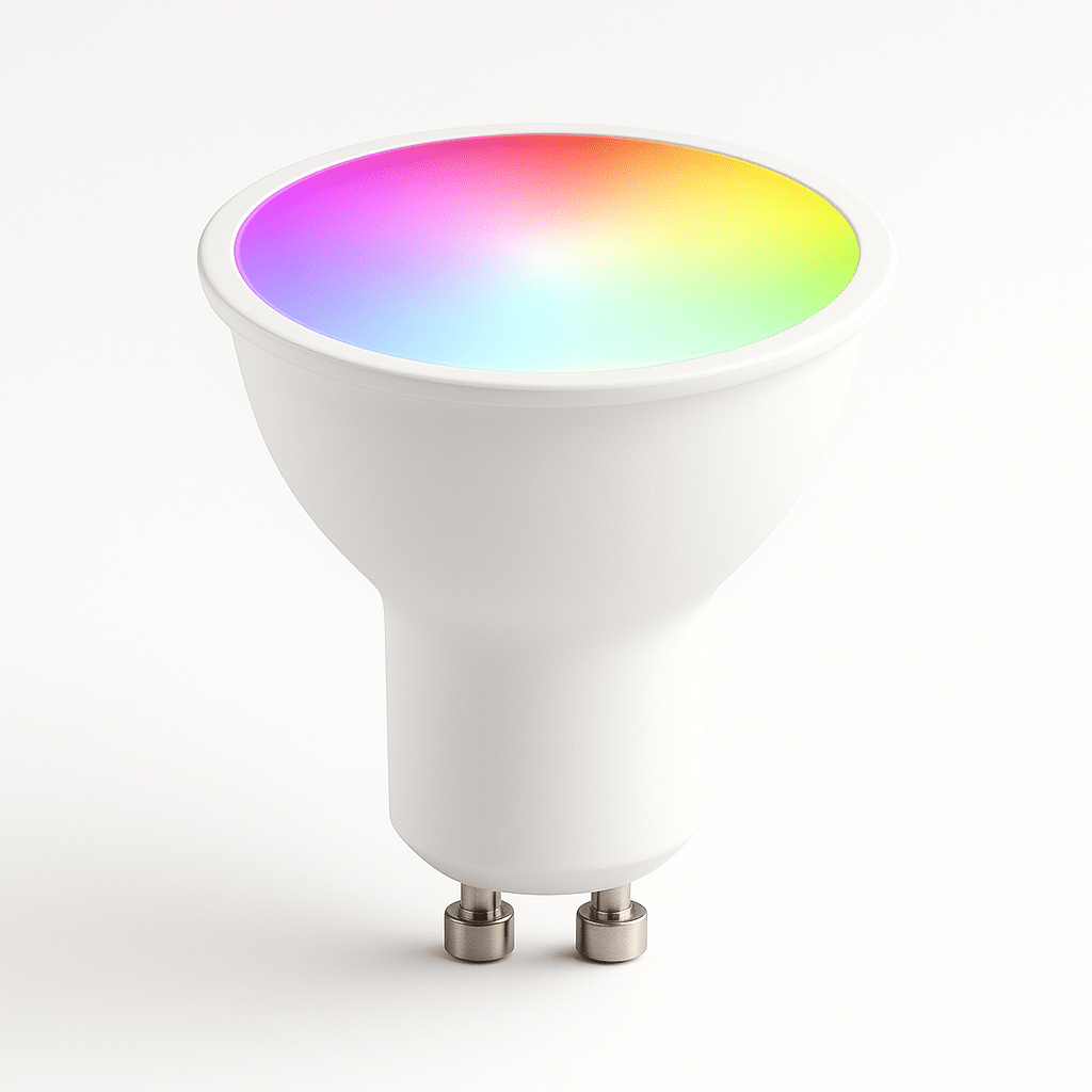 WiFi RGB+CCT 2700K - 6500K | GU10 LED Dimmable SpotLight Bulb | 5W 350 Lumens - LightHub Direct