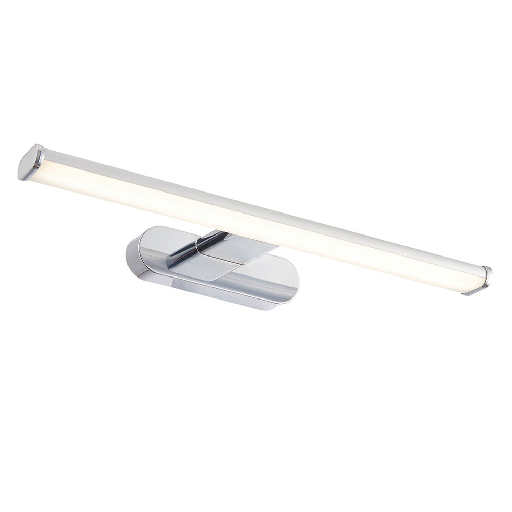 MODA | LED Over Mirror Bathroom Light Wall Semi-Flush Fitting | IP44 | Chrome