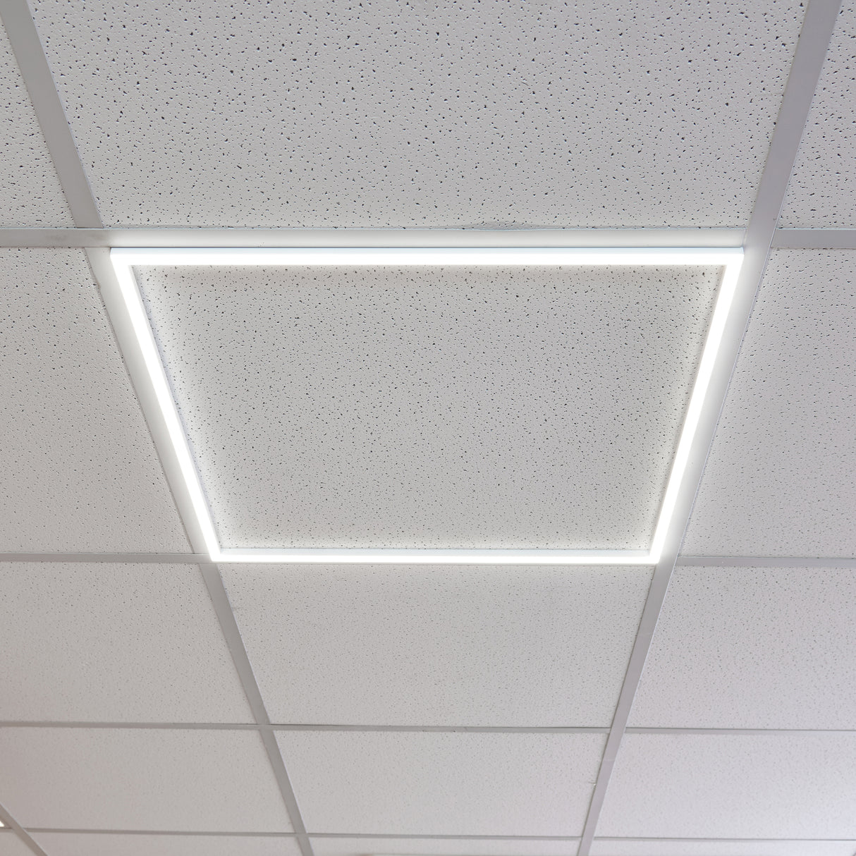 LED 600x600mm | Recessed Frame Light Panels | 4000K Neutral White | 40W 4000lm | Office Ceiling | White