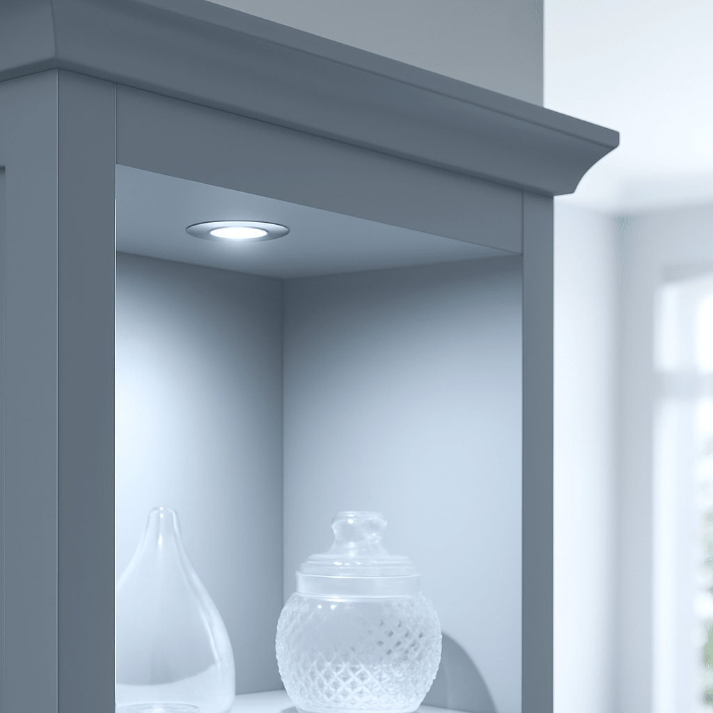 Mini Recessed Under Cabinet LED Downlight | LED 1.5W 12V | IP20 | 6500K Daylight White | Polished Chrome - LightHub Direct