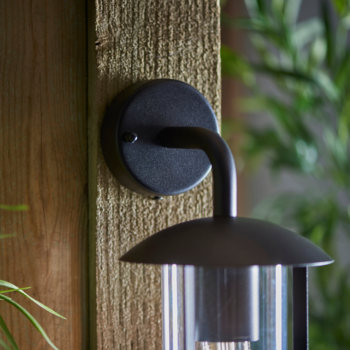 QUINN | Outdoor Fisherman Vintage Lantern Porch Barn Wall Light | E27 | IP44 | Matt Black