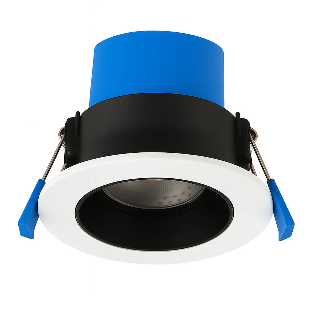 4CCT Fire Rated Dimmable Anti-Glare Downlight | LED 5-7W 650lm | CCT Tri-Colour | IP65 | White & Black