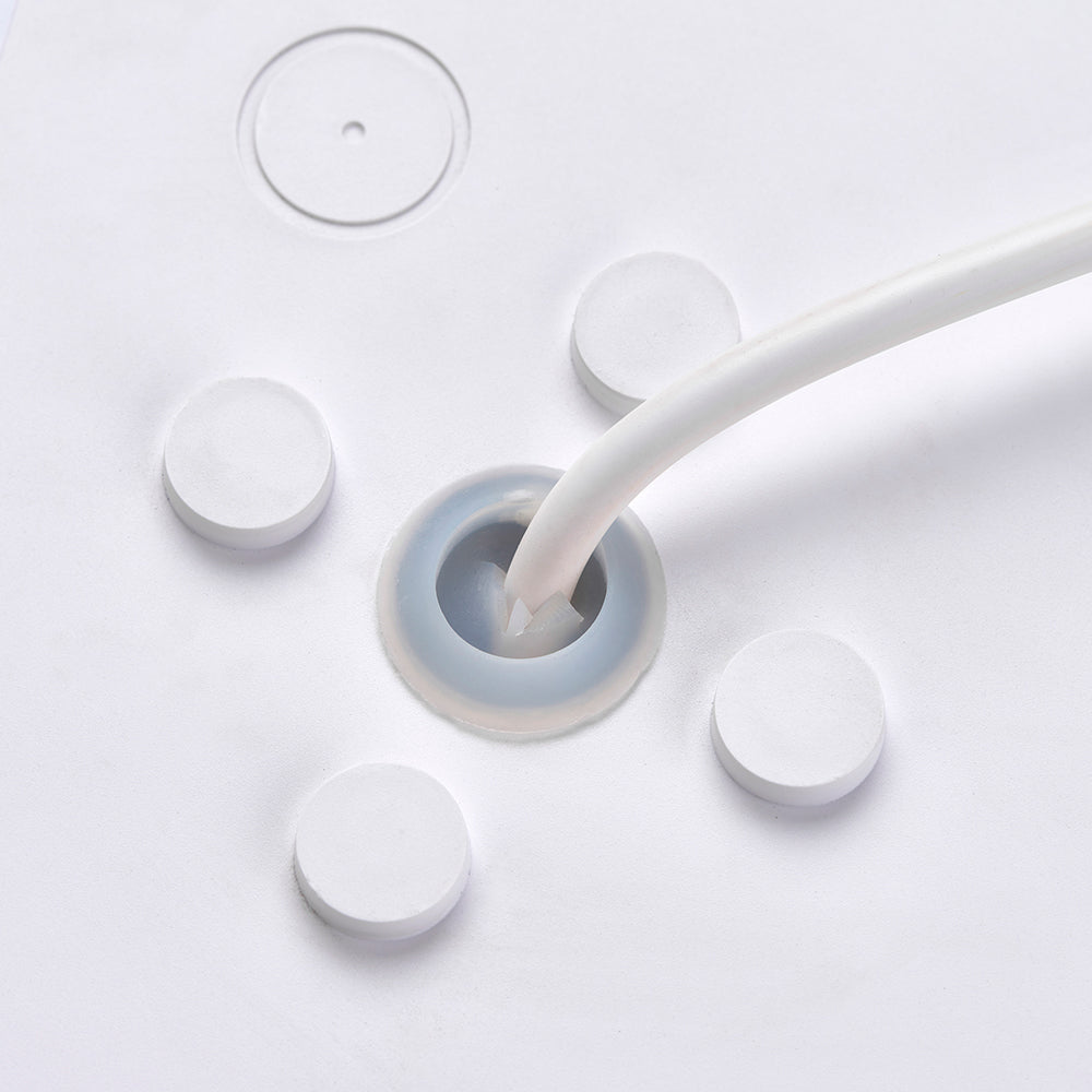 BALHAM Drum Bulkhead Light Fitting | LED 18W 1600lm | CCT Tri-Colour | IP65 | Black Eyelid