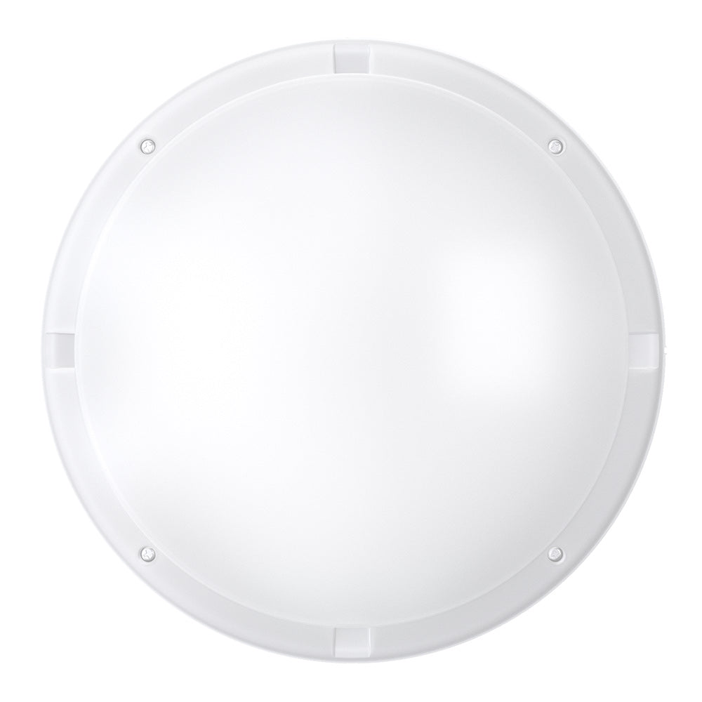 HOLBORN Drum Bulkhead Light Fitting | LED Multi Wattage | CCT 3-Colour | IP65 | 3hr Emergency