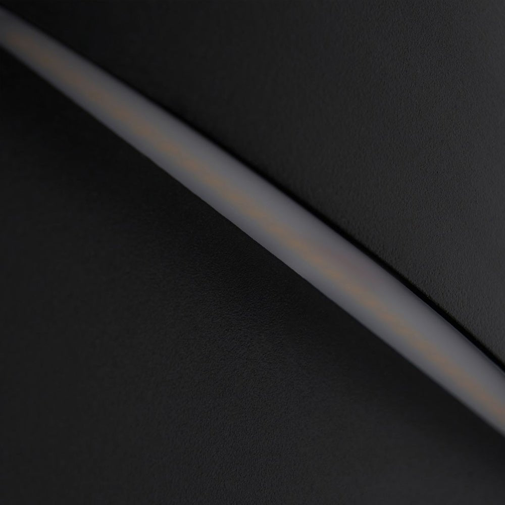 ONZA | Outdoor Surface Indirect Round Wall Brick Step Guide Light | LED 6W 160mm | IP54 | 4000K Neutral White | Black - LightHub Direct