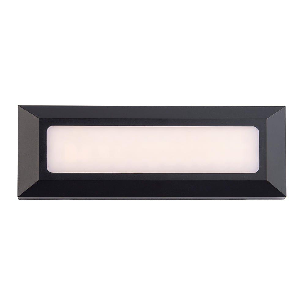 SEVERUS | Outdoor Surface Wall Brick Light | LED | IP65 | CCT Tri - Colour Switchable | Black - LightHub Direct