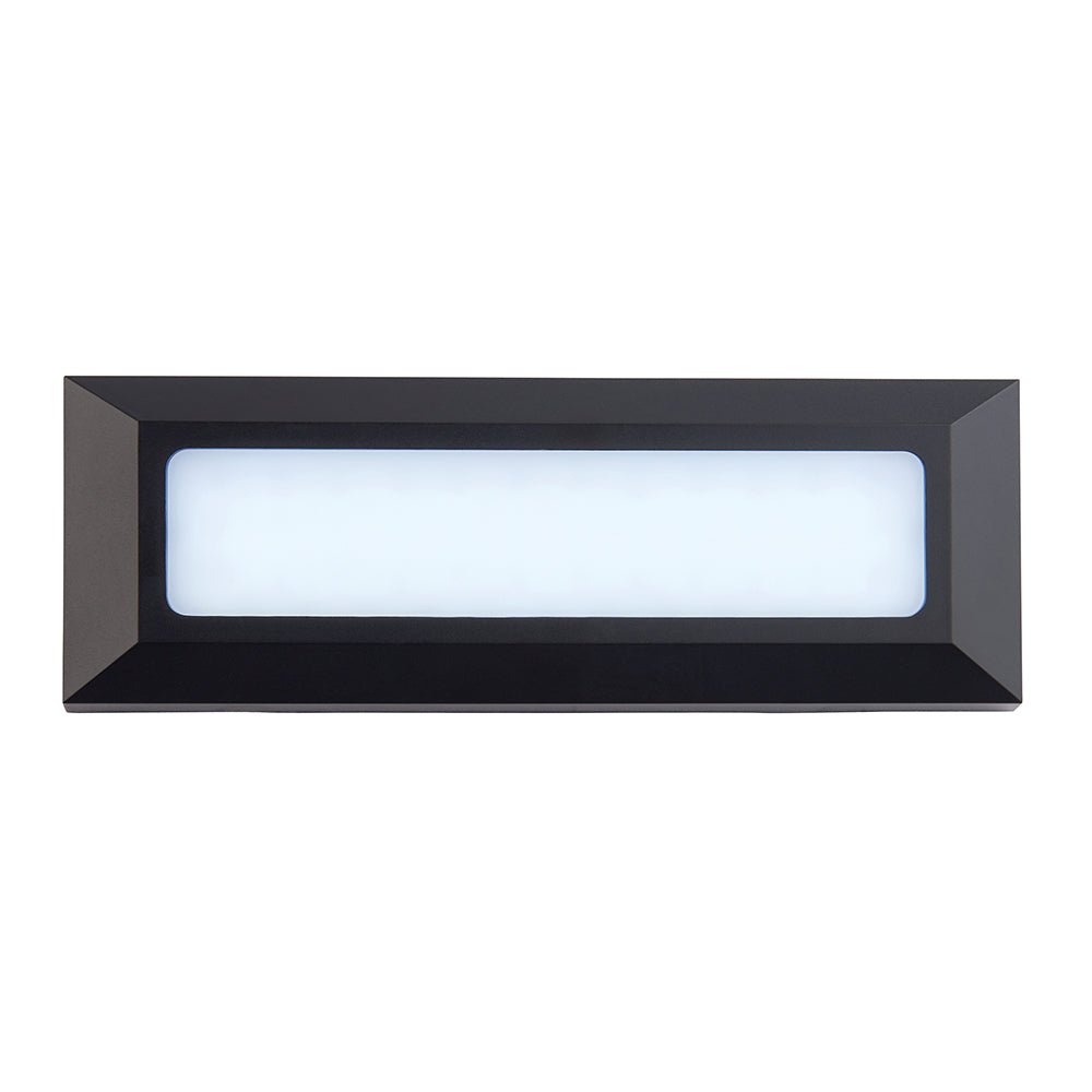 SEVERUS | Outdoor Surface Wall Brick Light | LED | IP65 | CCT Tri - Colour Switchable | Black - LightHub Direct