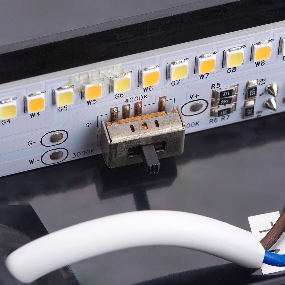 SEVERUS | Outdoor Surface Indirect Wall Brick Light | LED | IP65 | CCT Tri-Colour Switchable | Black