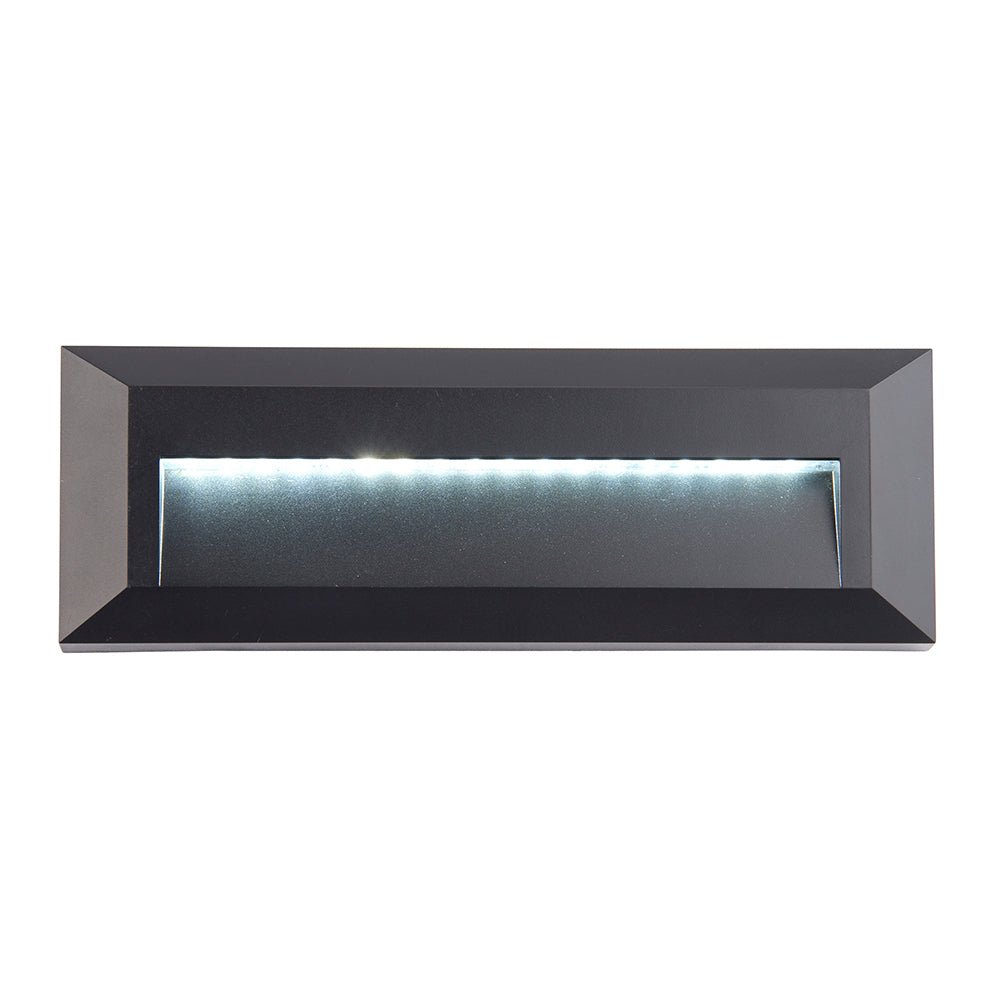 SEVERUS | Outdoor Surface Indirect Wall Brick Light | LED | IP65 | CCT Tri - Colour Switchable | Black - LightHub Direct
