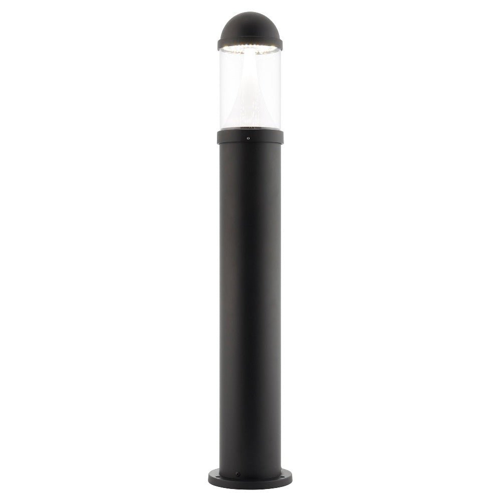Tri - Colour CCT Switchable Outdoor Bollard Light Post 800mm | E27 IP65 | Black | 3000K, 4000K & 6000K - LightHub Direct