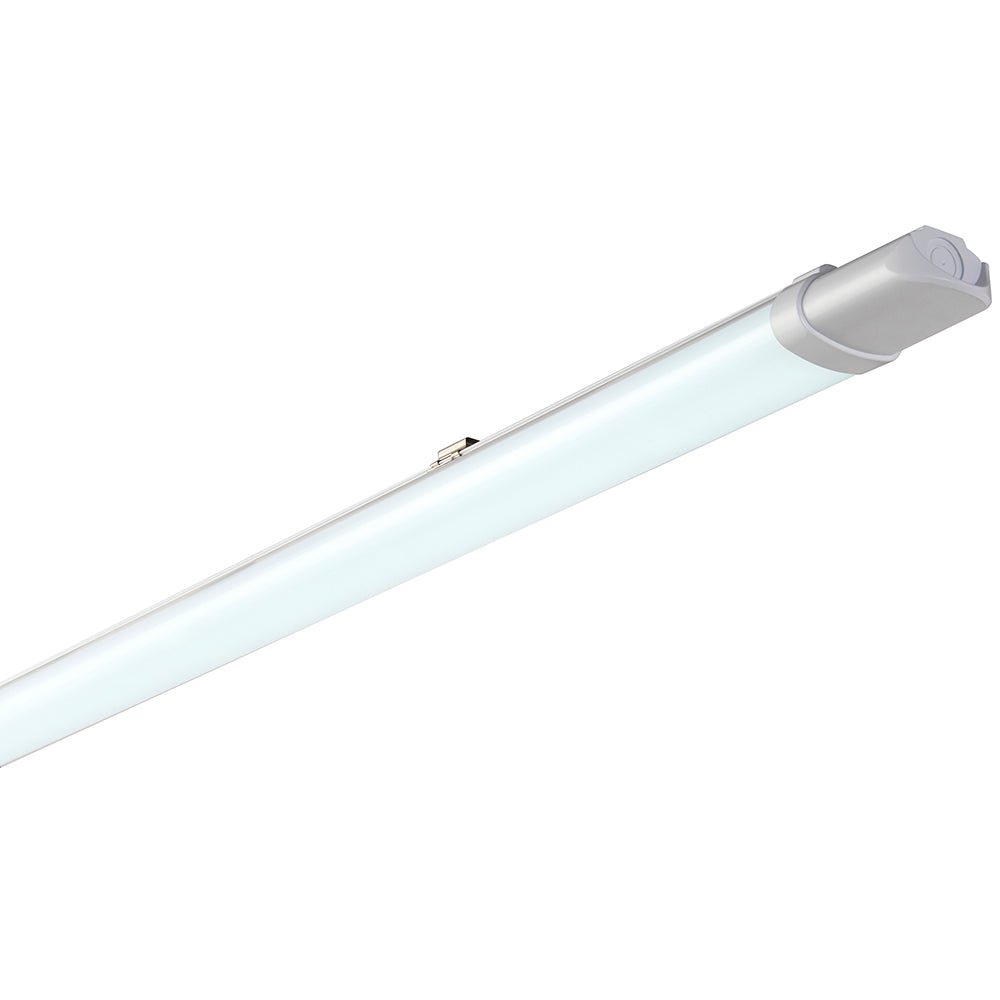 ECO LED Anti Corrosive Light | 5ft Single 1450mm | 5W 3300lm | 4000K Neutral White | IP65 | Perfect for Lofts, Garage, Greenhouse, Shed, Workshop - LightHub Direct