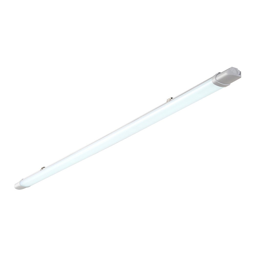 ECO LED Anti Corrosive Light | 5ft Single 1450mm | 5W 3300lm | 4000K Neutral White | IP65 | Perfect for Lofts, Garage, Greenhouse, Shed, Workshop - LightHub Direct