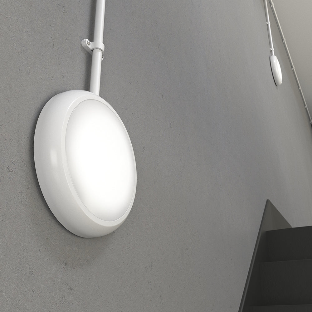 CE3X5 XL Large 400mm Slim Bulkhead Light | LED Multi Wattage & 5CCT | 2800lm | IP65 | White