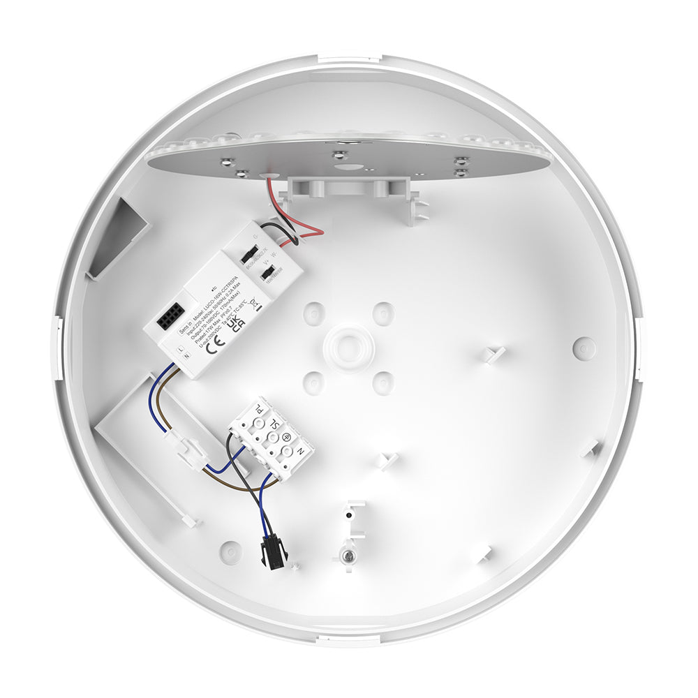 CE3X5 EDGE XL Large 400mm Straight Edge Bulkhead Light | LED Multi Wattage & 5CCT | 2800lm | IP65 | White
