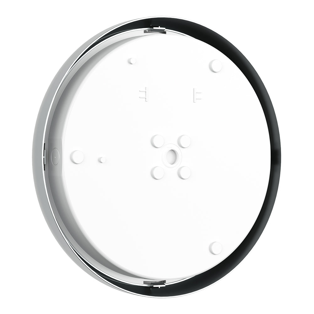 EUSTON CE3X5 | Round Bulkhead Light Fitting | LED Multi Wattage 8-16W | CCT 5-Colour | IP65 | Chrome