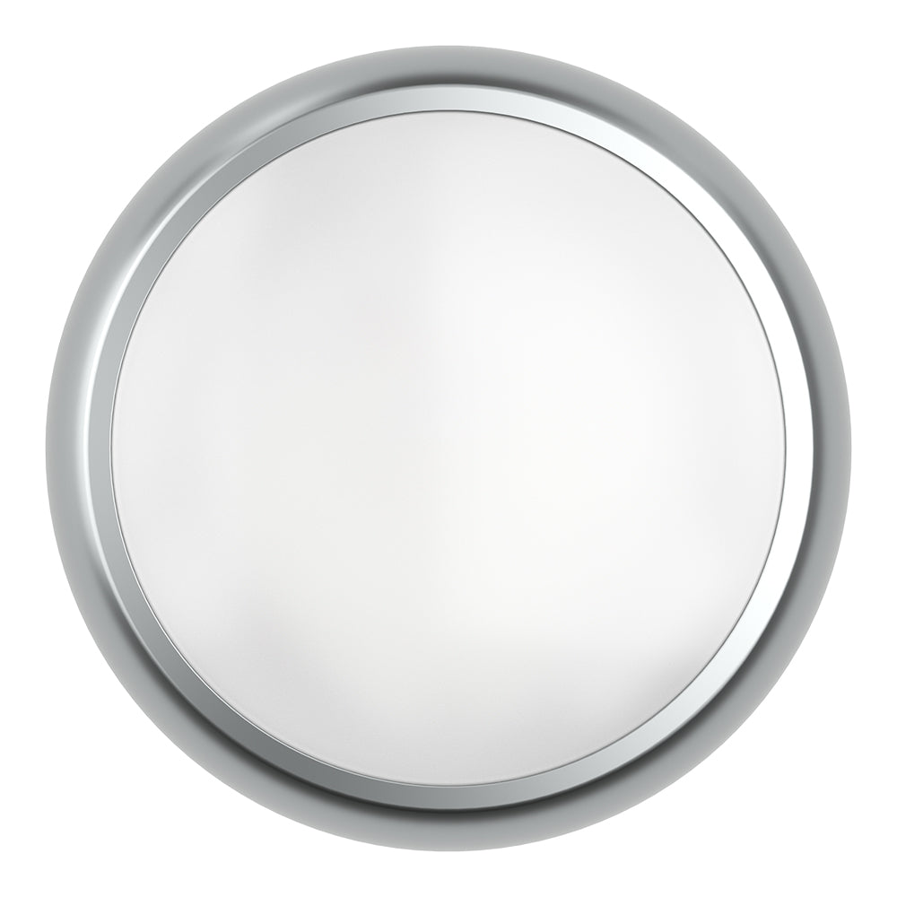 EUSTON CE3X5 | Round Bulkhead Light Fitting | LED Multi Wattage 8-16W | CCT 5-Colour | IP65 | Chrome