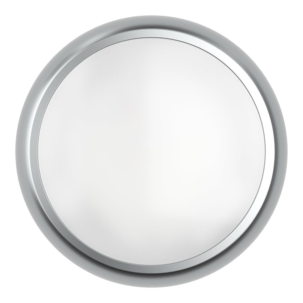 EUSTON CE3X5 | Round Bulkhead Light Fitting | LED Multi Wattage 8 - 16W | CCT 5 - Colour | IP65 | Corridor Sensor | Chrome - LightHub Direct