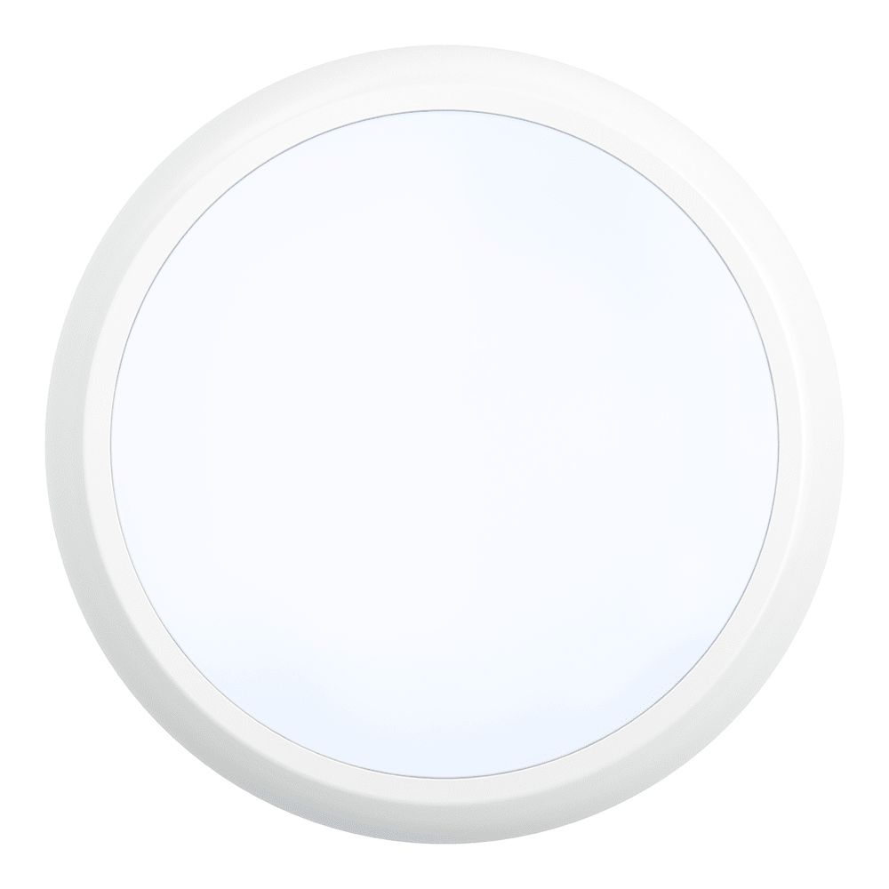CE3X5 XL Large 400mm Slim Bulkhead Light | LED Multi Wattage & 5CCT | 2800lm | IP65 | White | Corridor Sensor & Emergency - LightHub Direct