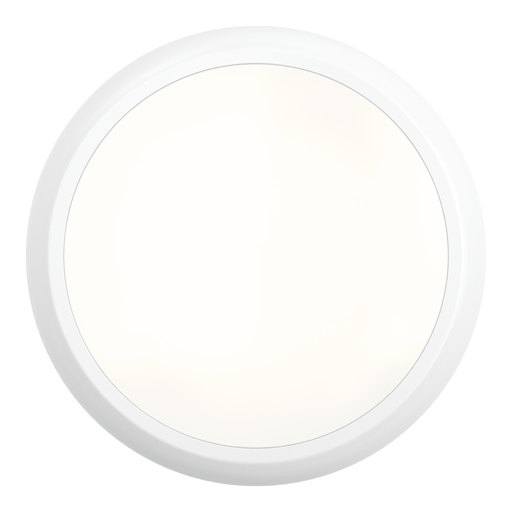 CE3X5 XL Large 400mm Slim Bulkhead Light | LED Multi Wattage & 5CCT | 2800lm | IP65 | White | Corridor Sensor & Emergency - LightHub Direct