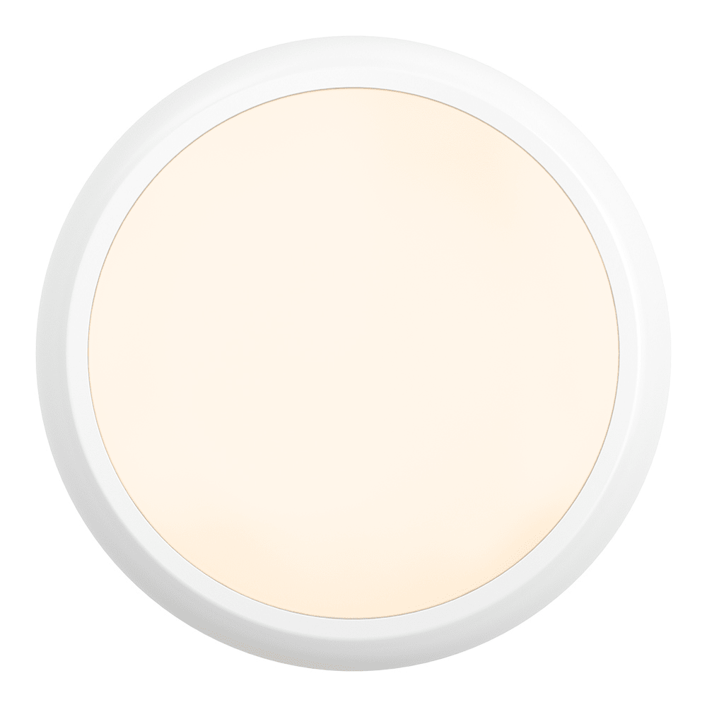 CE3X5 XL Large 400mm Slim Bulkhead Light | LED Multi Wattage & 5CCT | 2800lm | IP65 | White | Corridor Sensor & Emergency - LightHub Direct