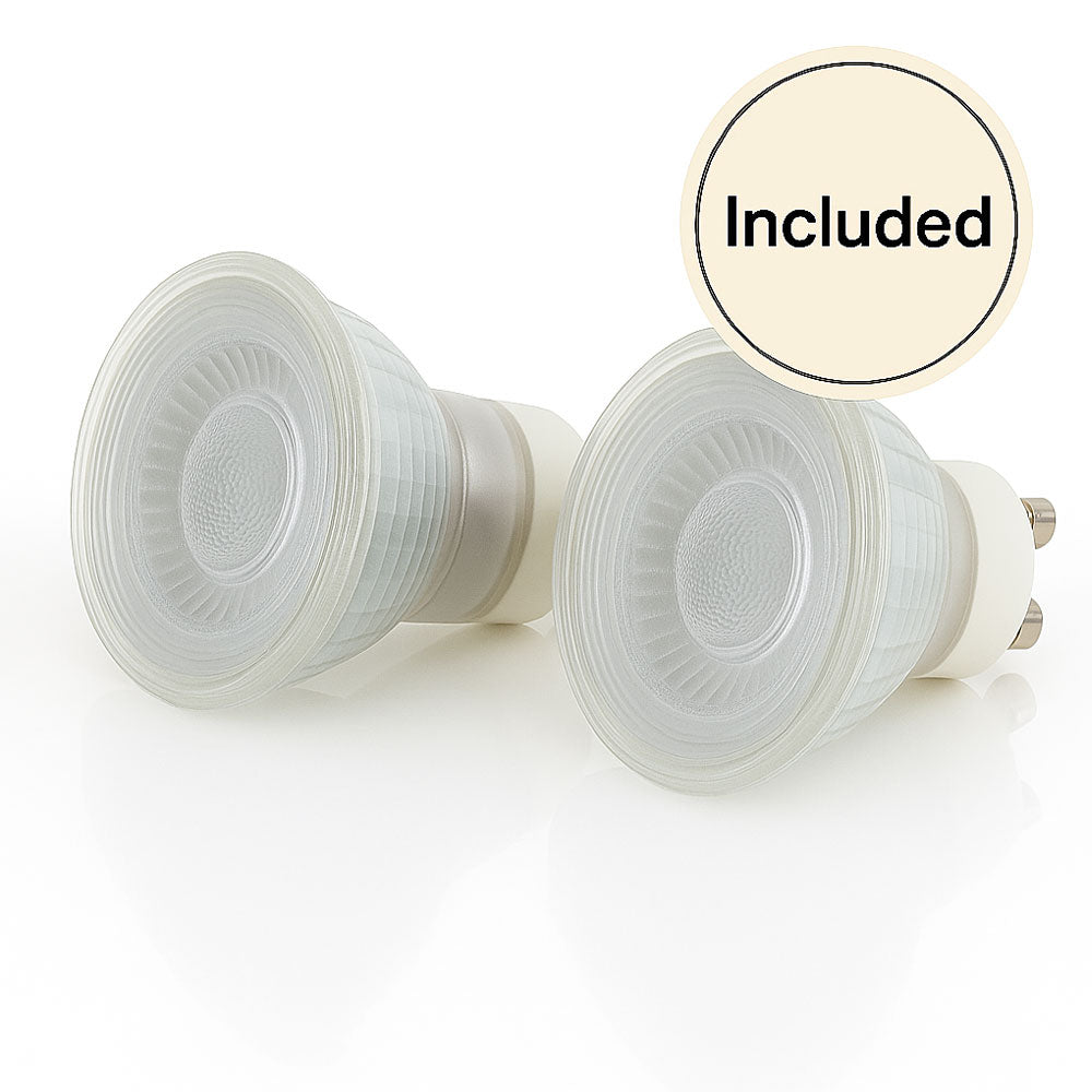 BURY Cylinder Paintable Plaster Wall Uplighter Light | GU10 LED Dimmable | Up Down Light Effect