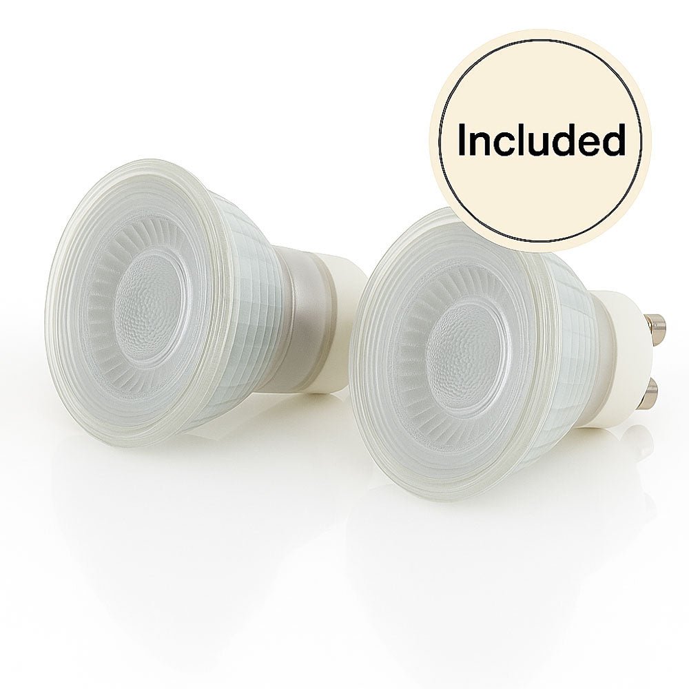 BURY Cylinder Paintable Plaster Wall Uplighter Light | GU10 LED Dimmable | Up Down Light Effect - LightHub Direct