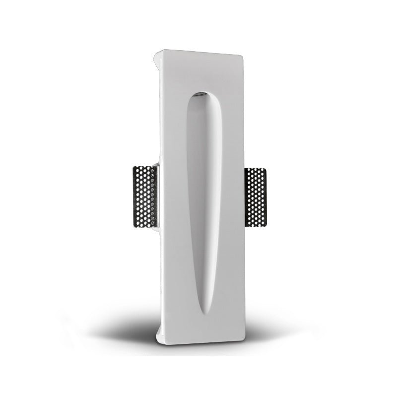 FALMER Teardrop Trimless Plaster In Wall Light | 1.8W LED | 3000K Warm White | IP20 | White - LightHub Direct