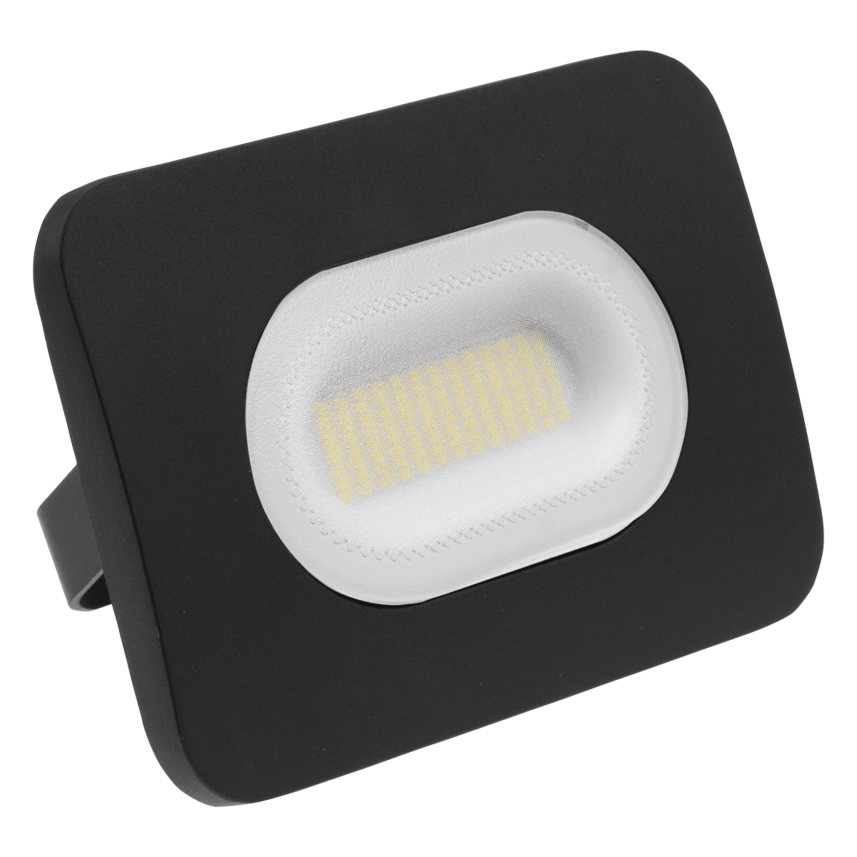 LED Mains Slim Flood Security Light | 50W 4000lm 4000K | IP65 | Black - LightHub Direct