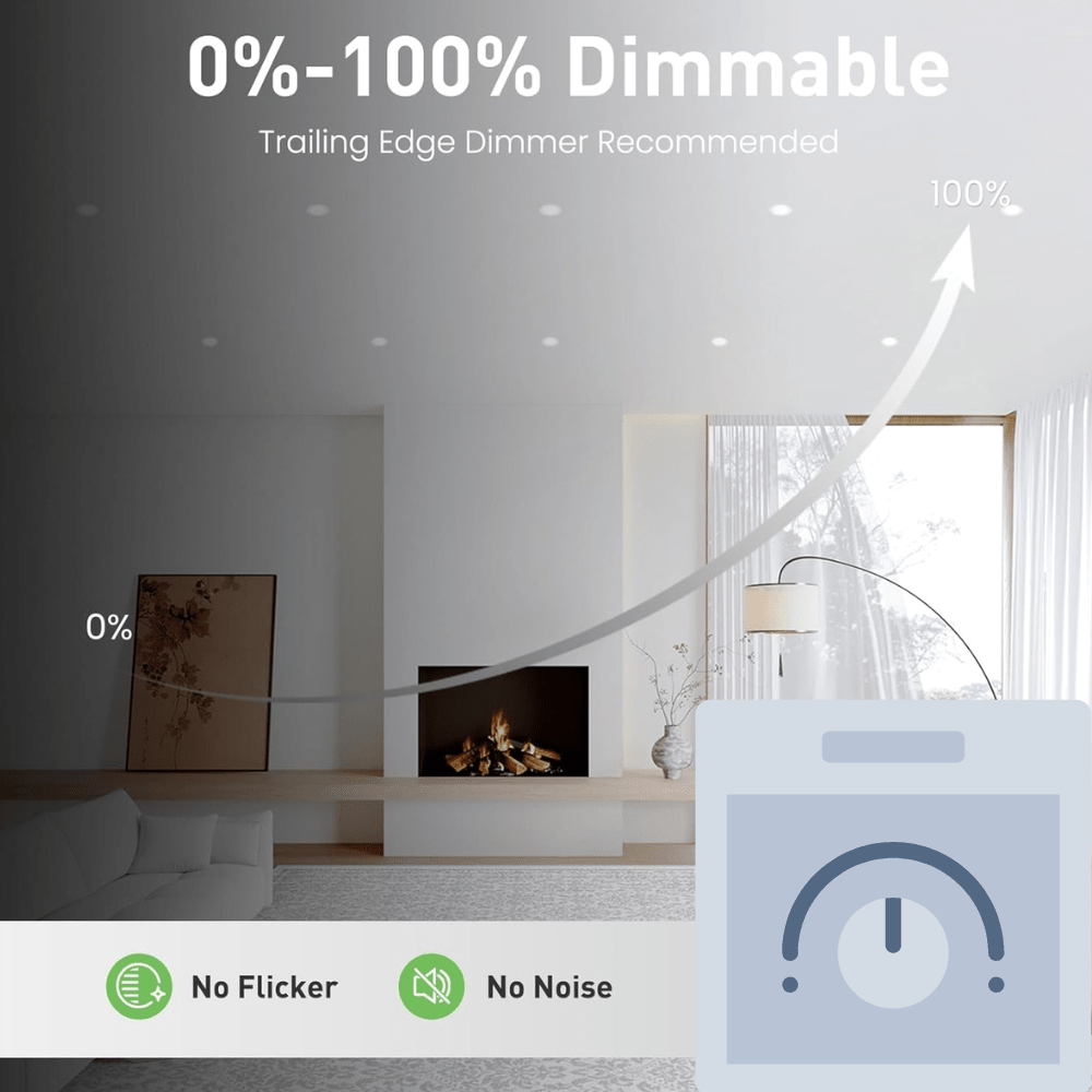 COMO | LED Slim Tilt Adjustable Fire Rated Downlight | Dimmable 5W 500lm | IP65 | 4000K Neutral White | Chrome - LightHub Direct
