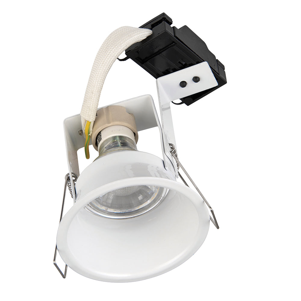 Anti-Glare Trimless Round Dimmable Downlight | LED 7W 580lm 60° | IP20 | White | 4000K Neutral White