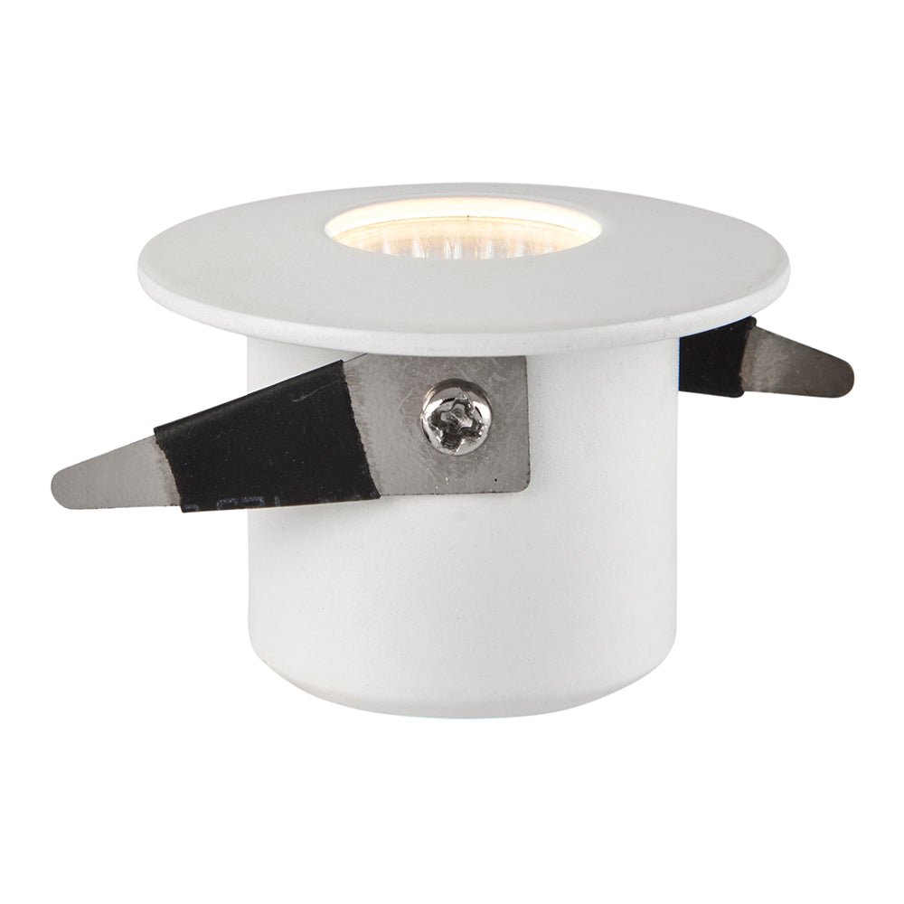 LALO | LED Mini Downlight Aluminium | 4W 240lm | IP44 | 3000K Warm White | White - LightHub Direct