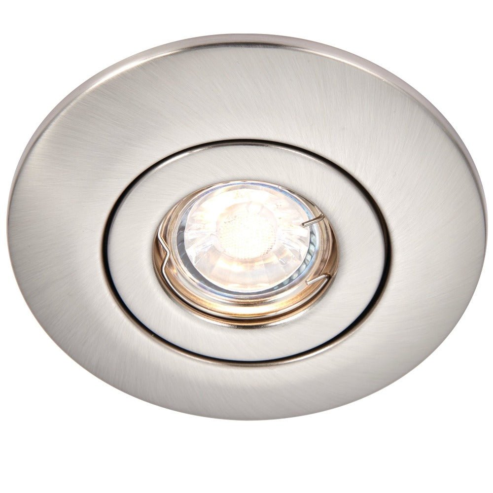 Downlight Converter Plate Kit | GU10 | IP20 | Brushed Chrome - LightHub Direct