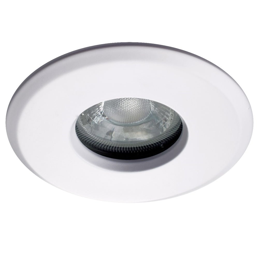LED Shower Bathroom Recessed Dimmable Downlight Fitting | 6W GU10 | IP65 | White | 6500K Daylight White - LightHub Direct