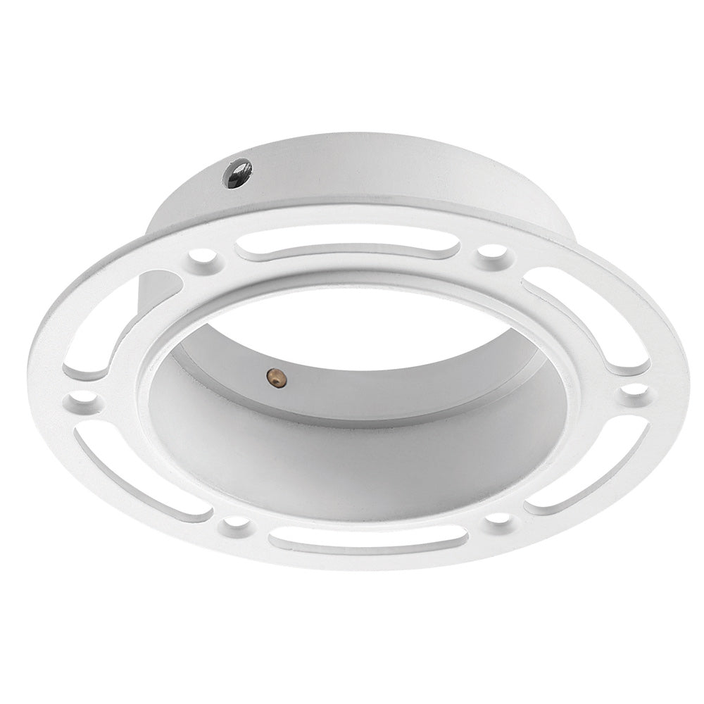 ELDON LED Plaster - in Trimless Round Downlight | Adjustable | GU10 | White | 4000K Neutral White Dimmable - LightHub Direct