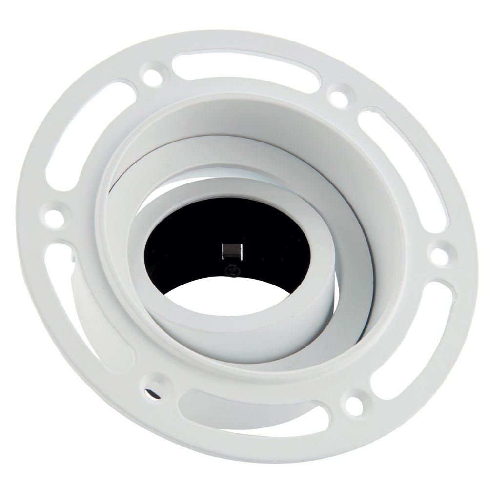 ELDON LED Plaster - in Trimless Round Downlight | Adjustable | GU10 | White | 4000K Neutral White Dimmable - LightHub Direct