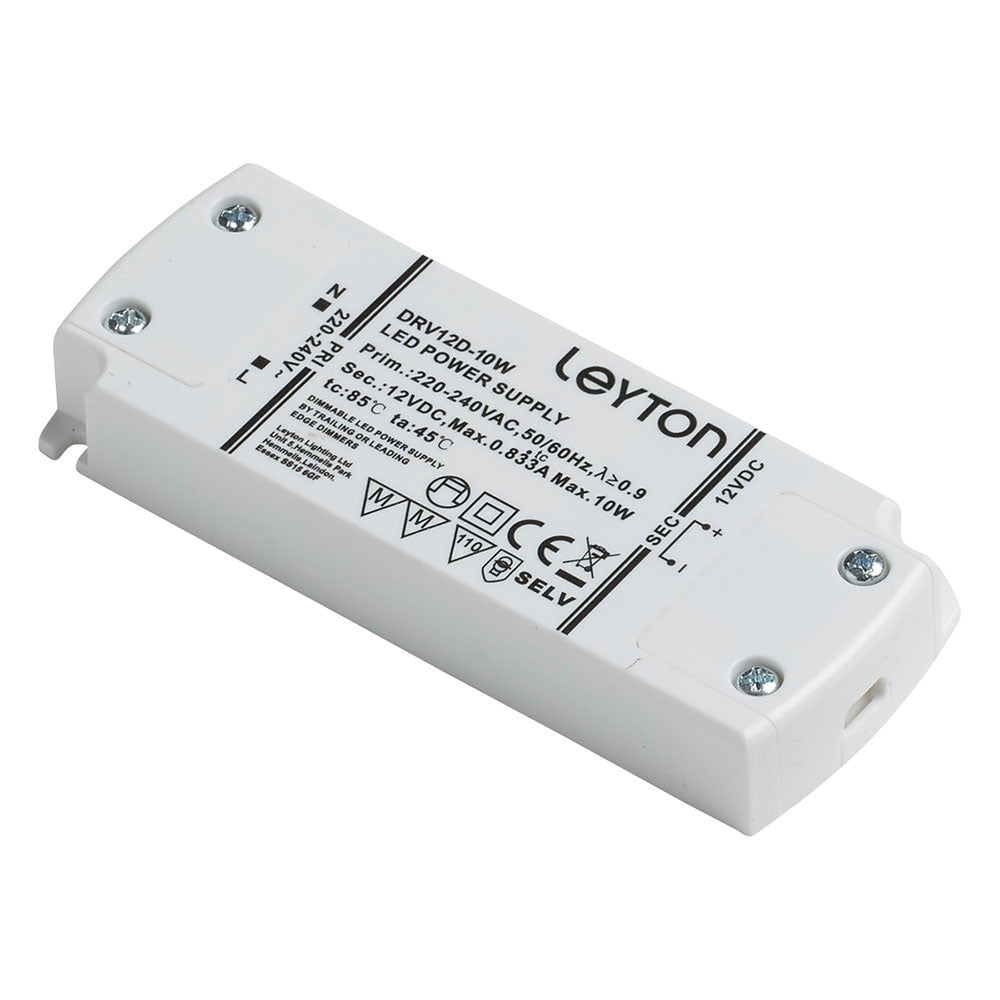 12V DC 10W Dimmable LED Driver | 6 Way TOP6 Output | UK Plug