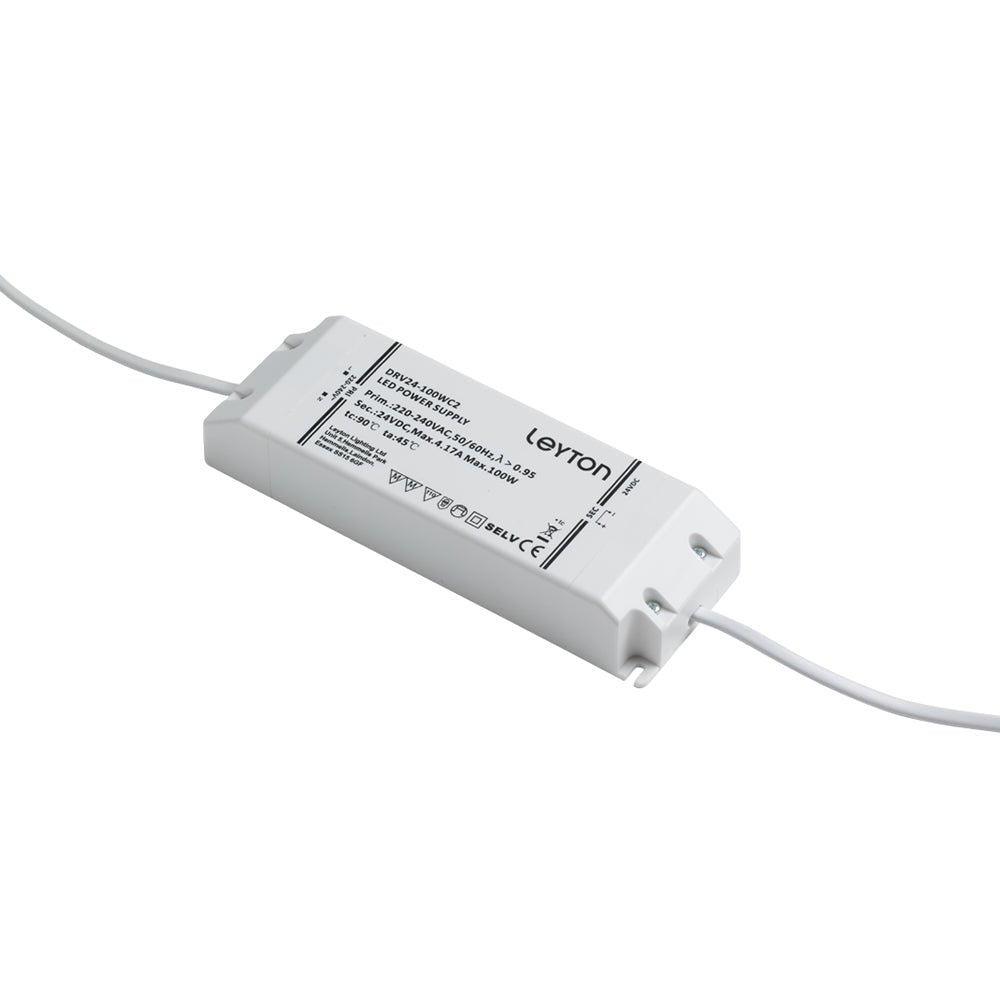Compact LED Driver Power Supply for LED Tape | 24V 100W | JB6 Junction Block - LightHub Direct