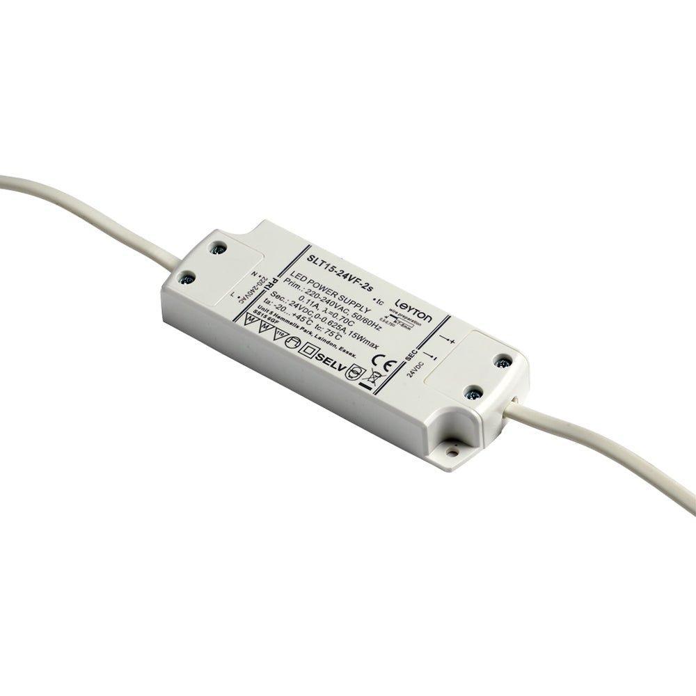 Compact LED Driver Power Supply for LED Tape | 24V 15W | JB6 Junction Block - LightHub Direct